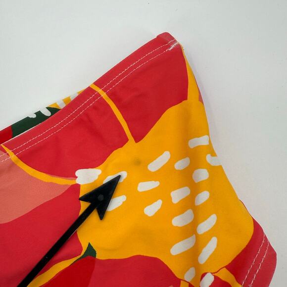 La Blanca Bikini Bottoms Swim Size 10 NEW Eclectic Shore V-Front High Waist NWOT - Picture 8 of 13